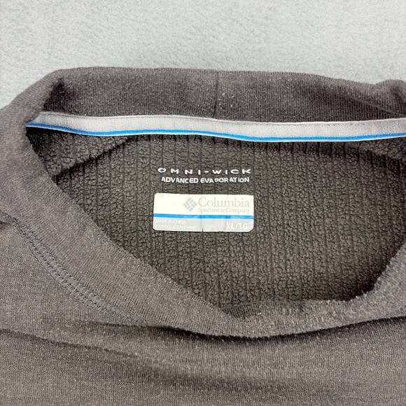 Columbia Omni-Wick Base Layer Thermal Shirt Men's XL Brown Long Sleeve Wicking - Picture 4 of 8